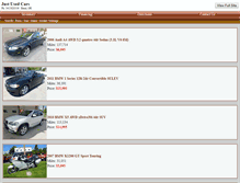 Tablet Screenshot of justusedcars.net